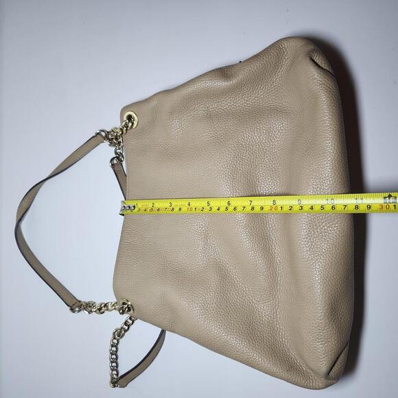 Michael Kors Pebble Leather Jet Set Large Chain Hobo Shoulder Bag 35F7GTTE3L - Picture 10 of 10
